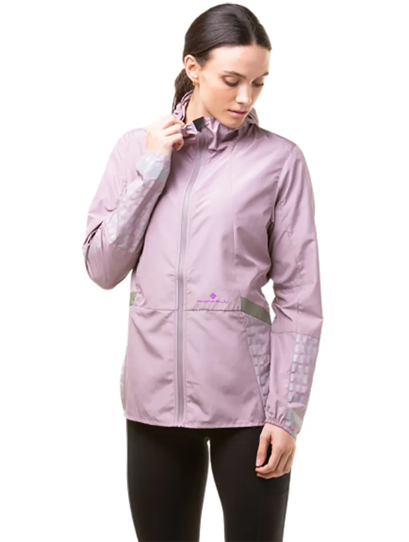 Ronhill Women's Tech Afterhours Jacket Stardust/Thistle/Rflt-6